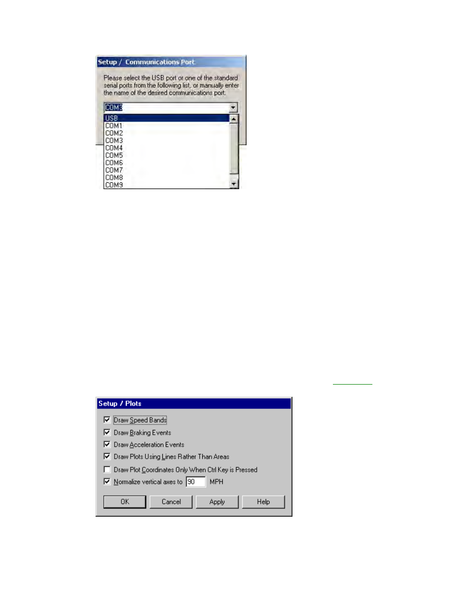 Plots | DAVIS CarChip Online Help (8221, 8226, 8245, 8246) User Manual | Page 34 / 119