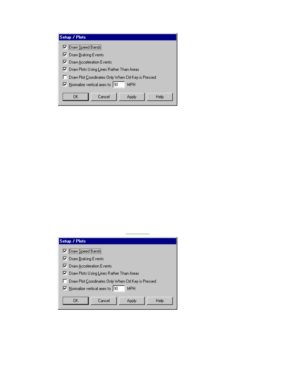 Draw braking events | DAVIS CarChip Online Help (8221, 8226, 8245, 8246) User Manual | Page 36 / 119