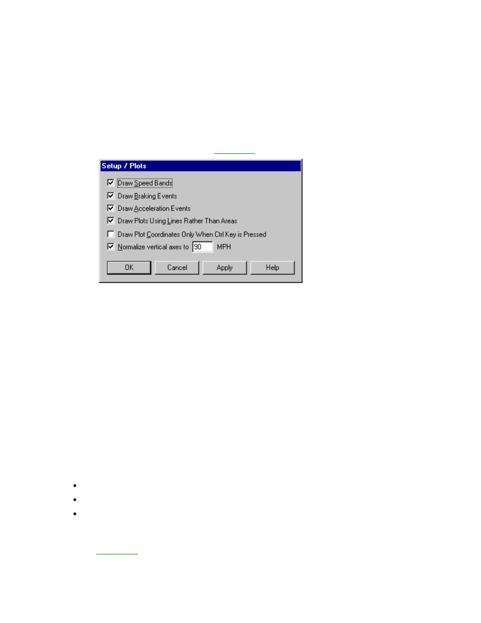 Normalize vertical speed axes, Units of measure | DAVIS CarChip Online Help (8221, 8226, 8245, 8246) User Manual | Page 39 / 119