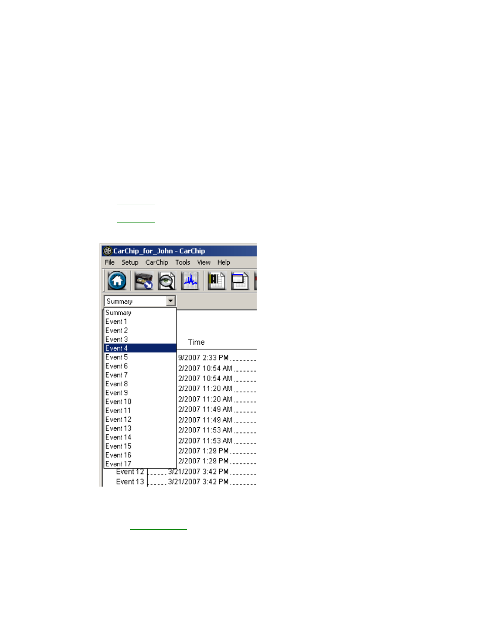 Activity log event view | DAVIS CarChip Online Help (8221, 8226, 8245, 8246) User Manual | Page 82 / 119