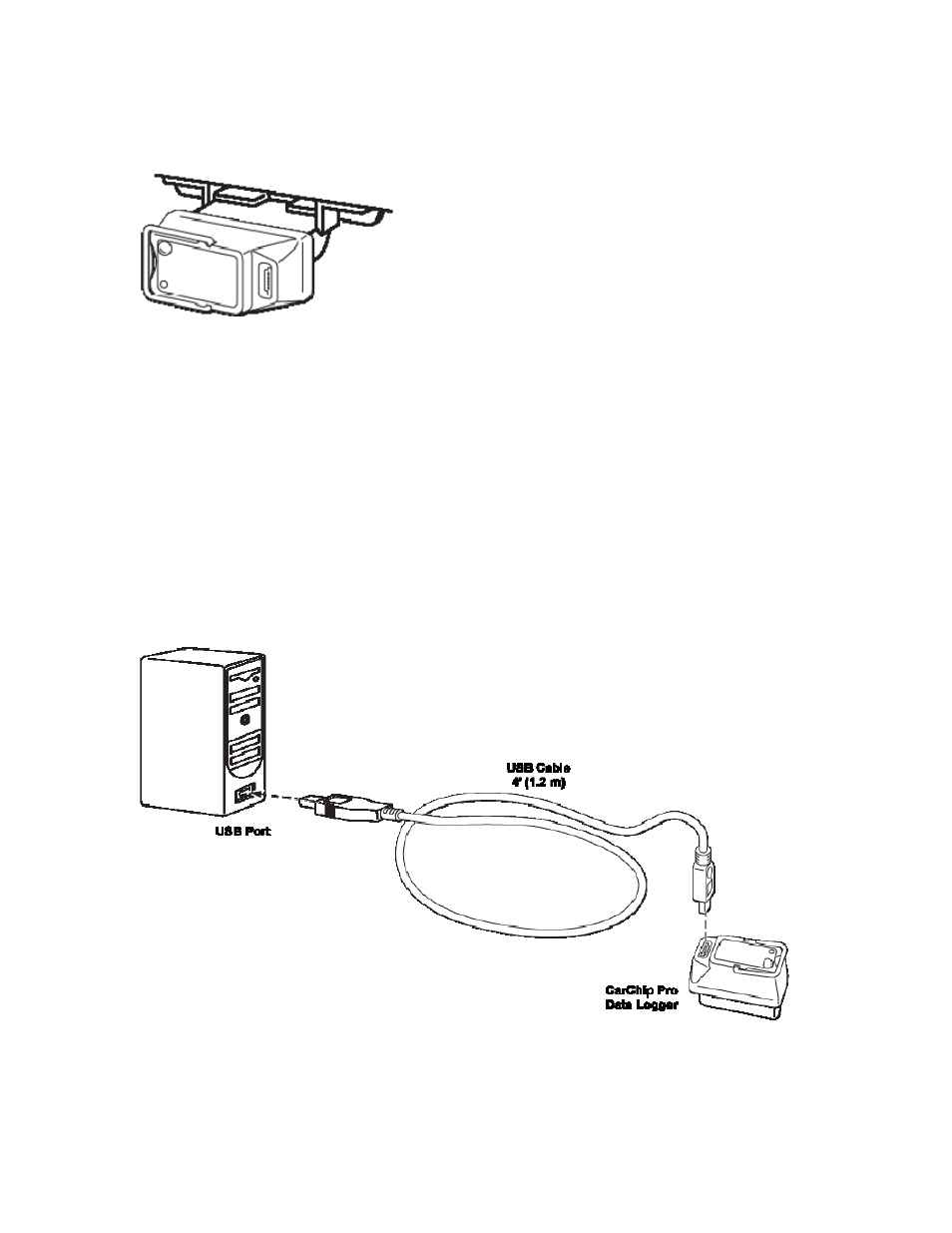Connecting carchip pro to a computer | DAVIS CarChip Online Help (8221, 8226, 8245, 8246) User Manual | Page 9 / 119