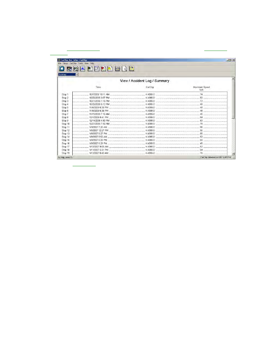 DAVIS CarChip Online Help (8221, 8226, 8245, 8246) User Manual | Page 92 / 119