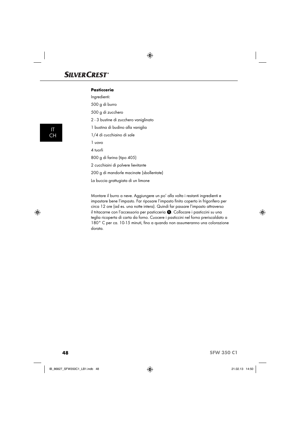 It ch | Silvercrest SFW 350 C1 User Manual | Page 51 / 84