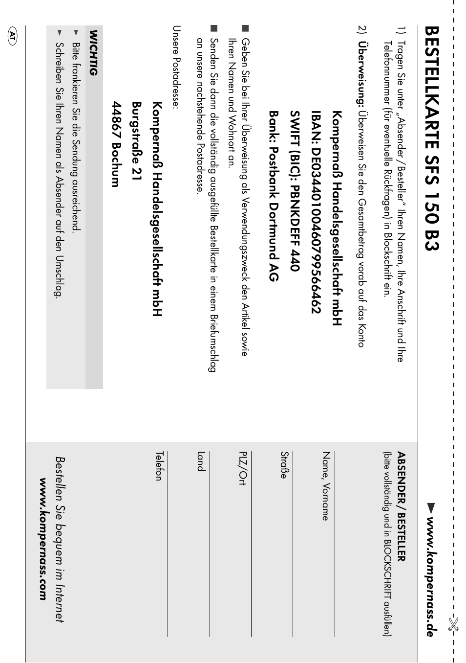 Bes tellkarte sfs 150 b3 | Silvercrest SFS 150 B3 User Manual | Page 77 / 80