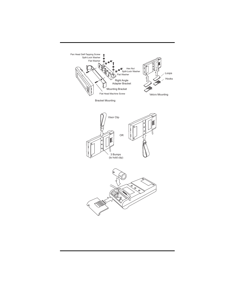 Insert the battery into the driveright console | DAVIS DriveRight 600E OBD Installation Guide (8126OBD) User Manual | Page 10 / 16