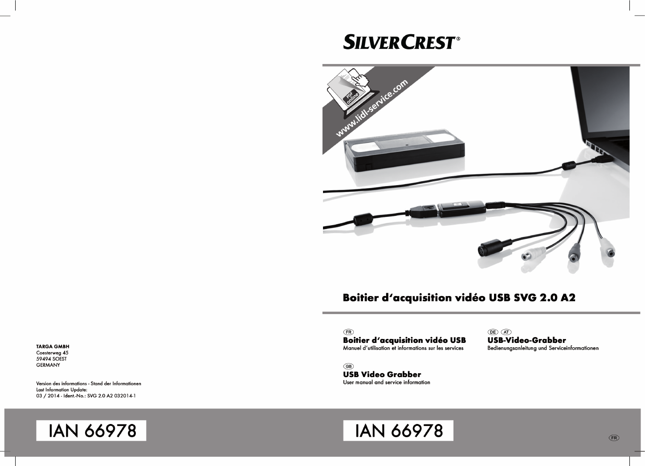 Silvercrest SVG 2.0 A2 User Manual | 39 pages