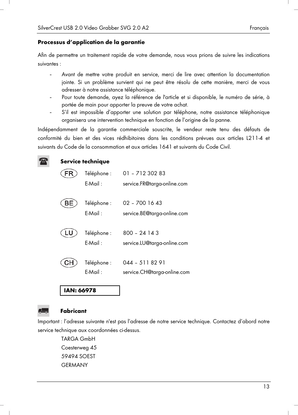 Silvercrest SVG 2.0 A2 User Manual | Page 14 / 39