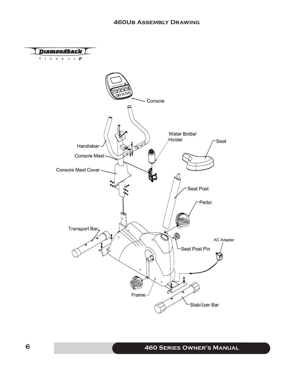 Diamondback 460 User Manual | Page 6 / 36