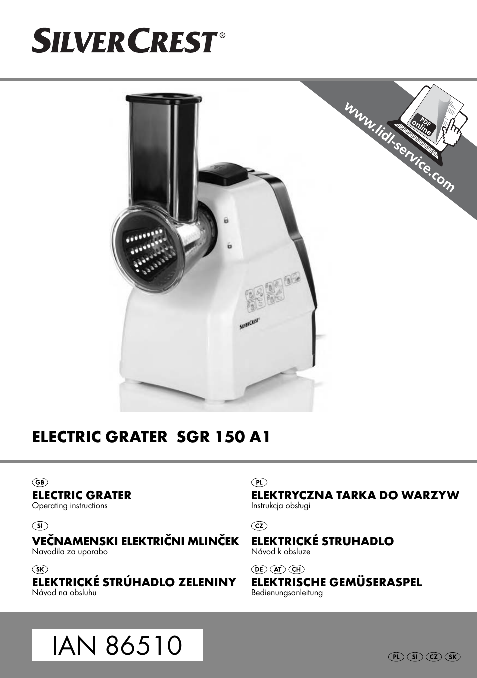 Silvercrest SGR 150 A1 User Manual | 88 pages