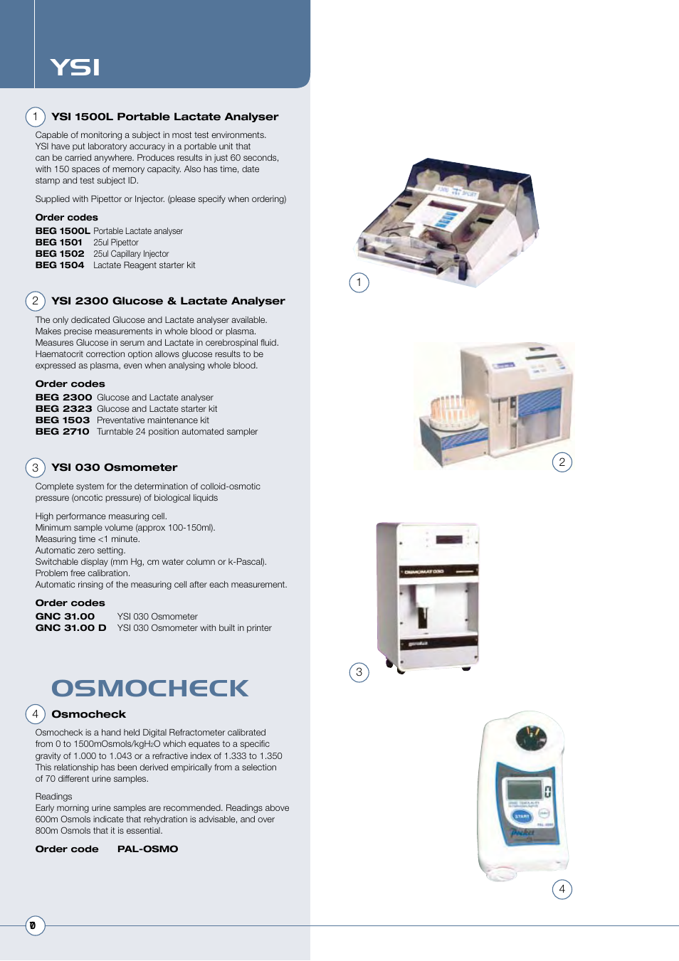 Ysi osmocheck | Diamondback Lode Valiant Treadmill User Manual | Page 74 / 96