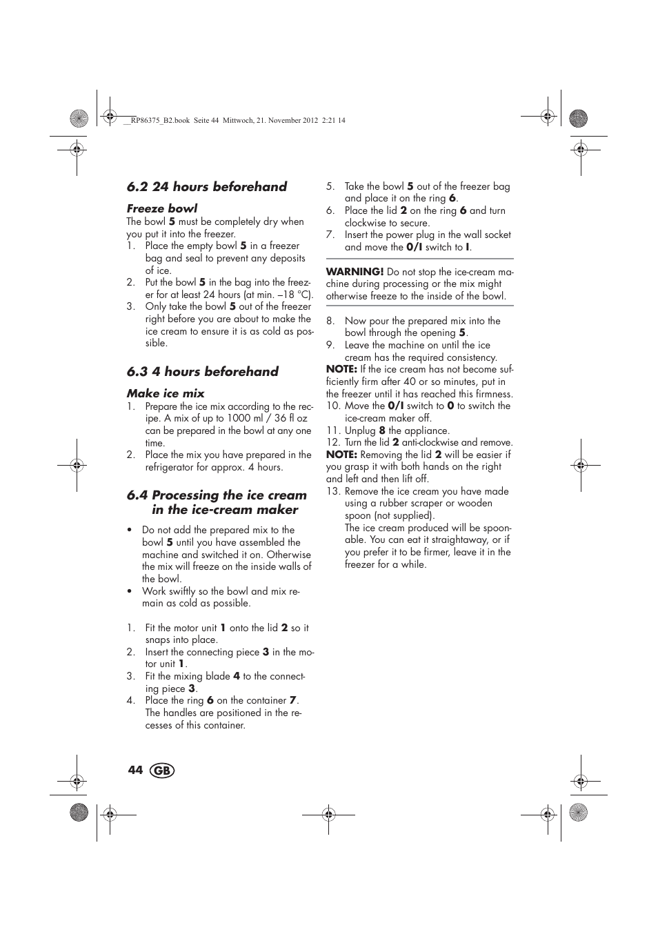 Silvercrest SECM 12 A1 User Manual | Page 46 / 54
