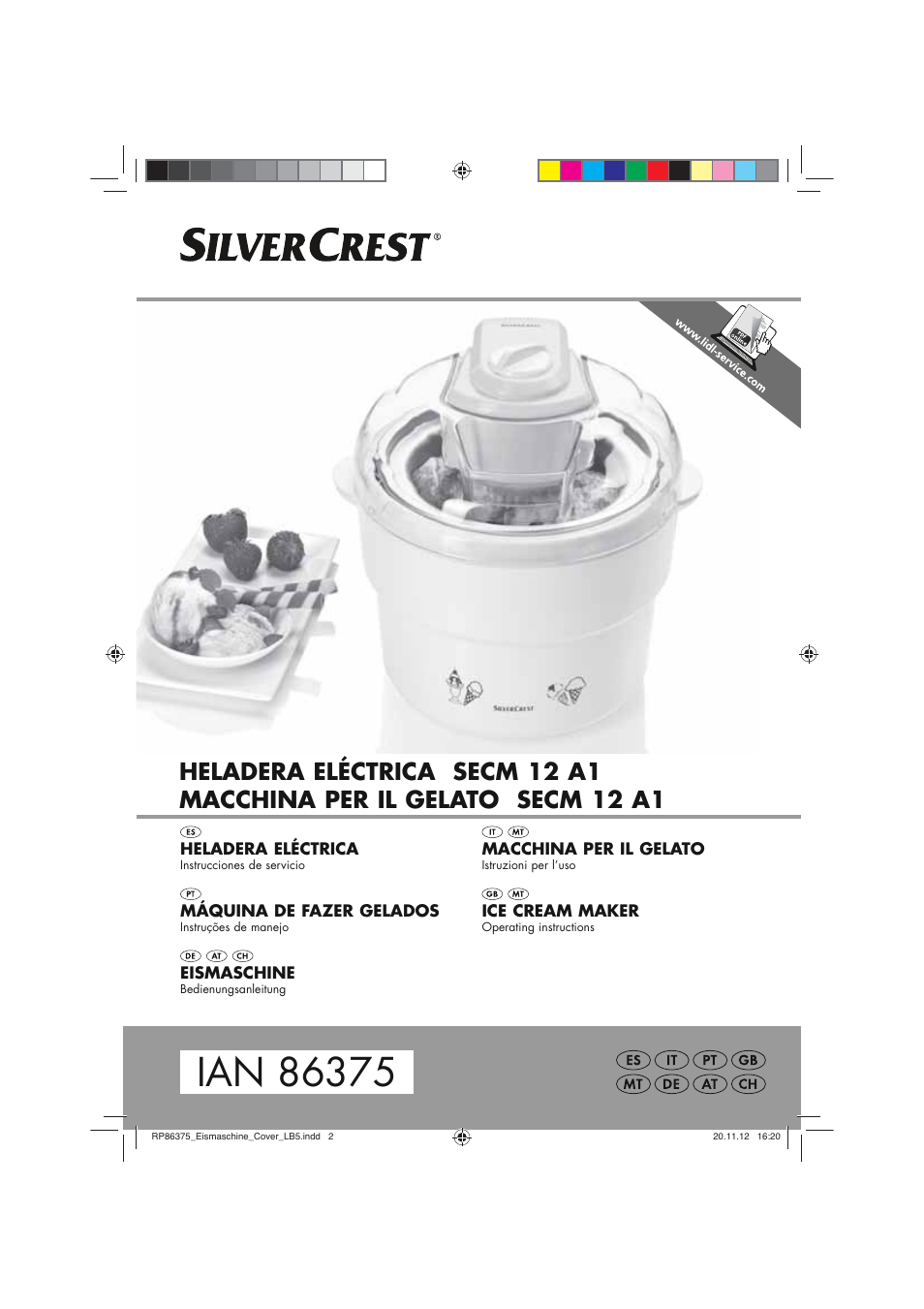 Silvercrest SECM 12 A1 User Manual | 66 pages