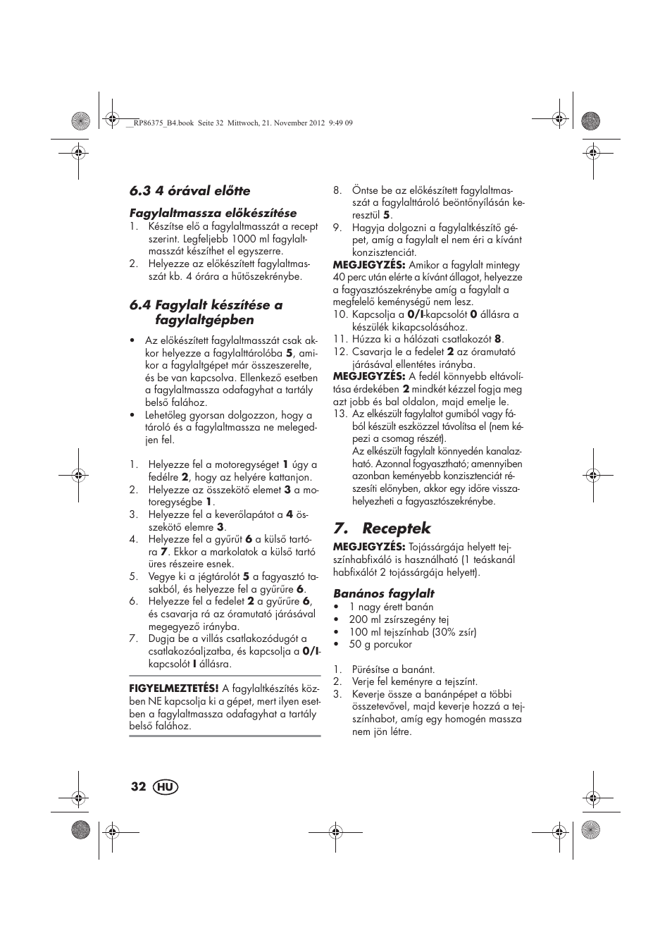 Receptek | Silvercrest SECM 12 A1 User Manual | Page 34 / 86