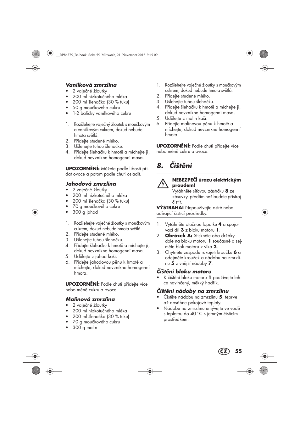 ištní | Silvercrest SECM 12 A1 User Manual | Page 57 / 86