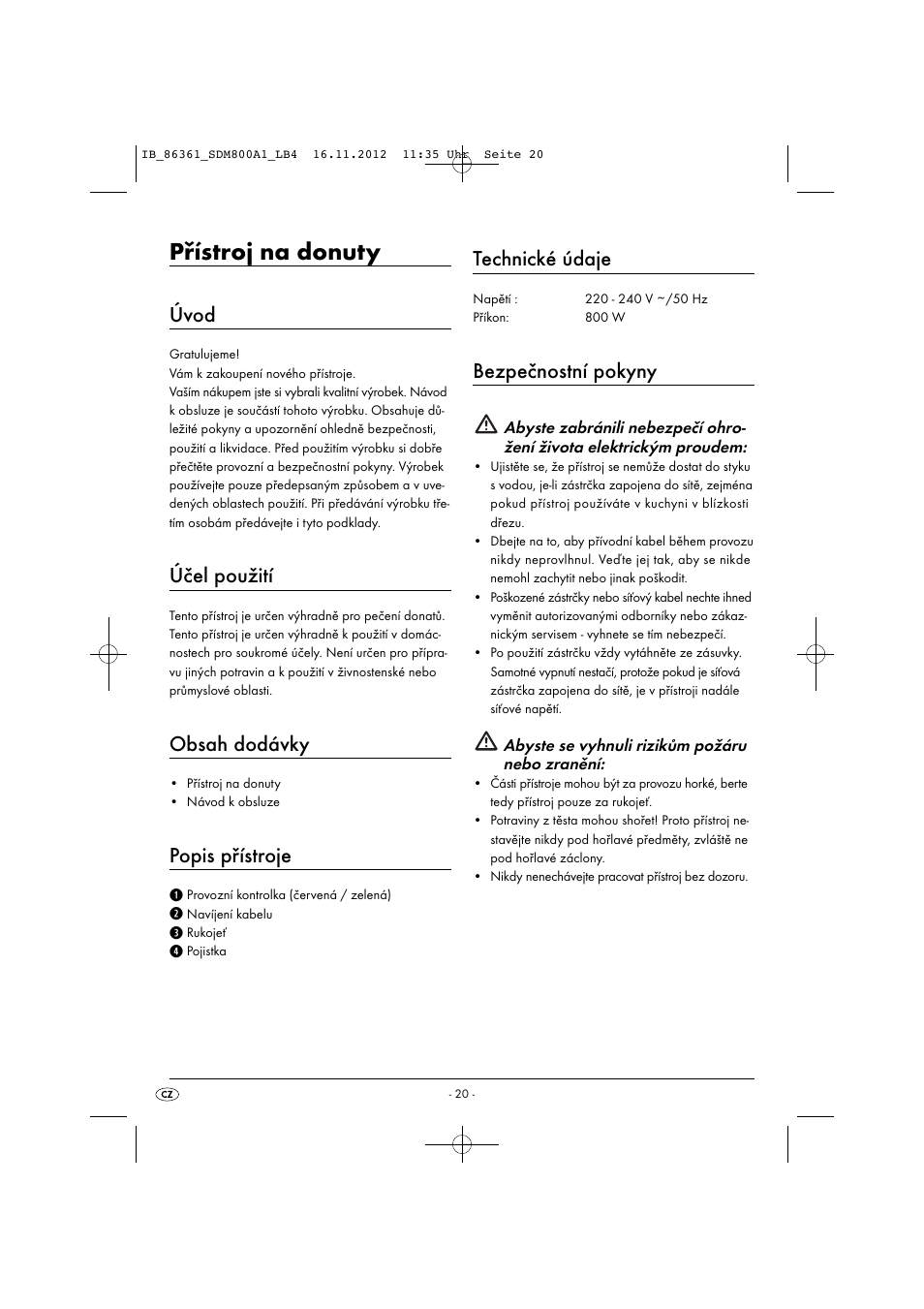 Silvercrest SDM 800 A1 User Manual | Page 23 / 40