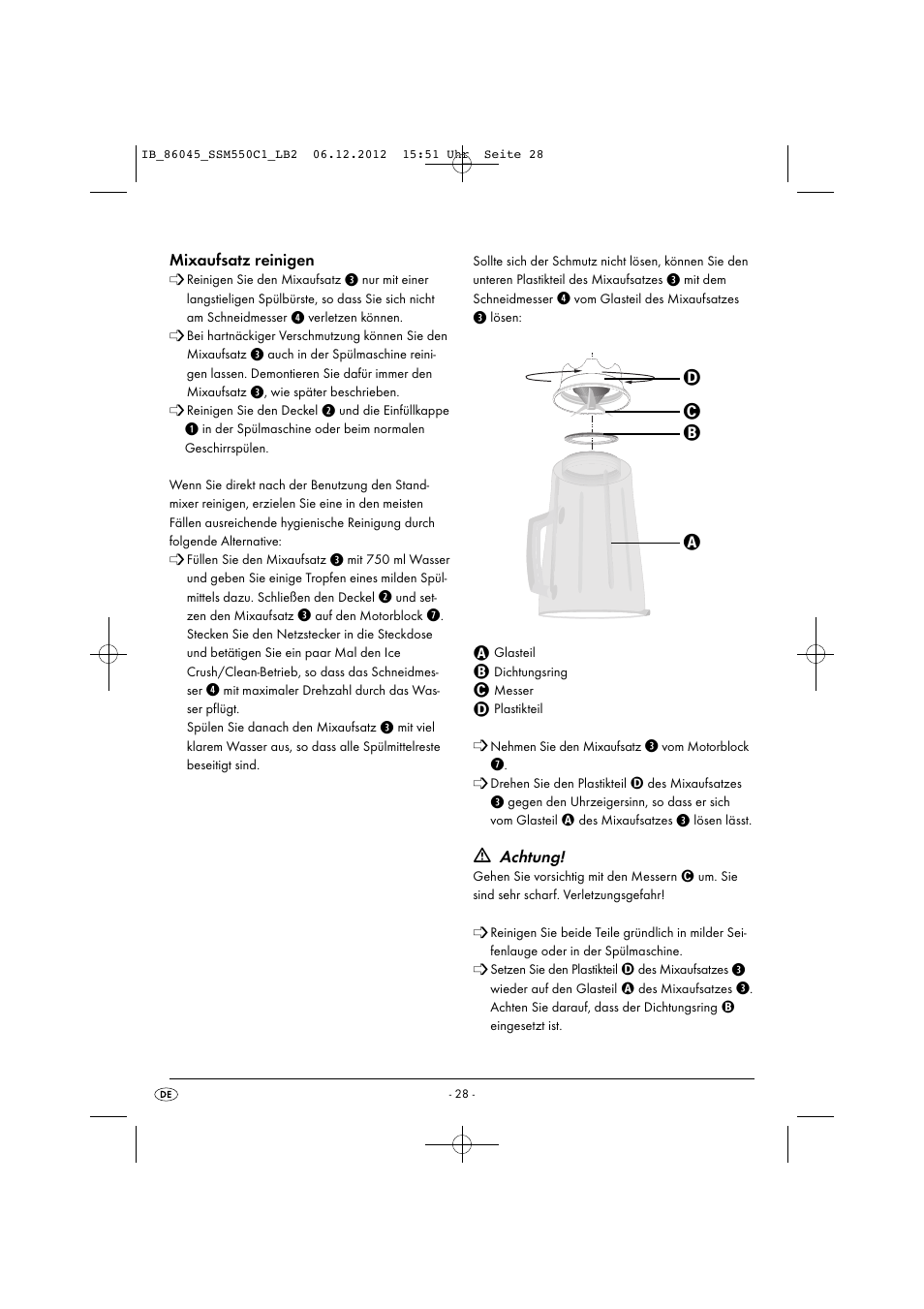 Silvercrest SSM 550 C1 User Manual | Page 31 / 44