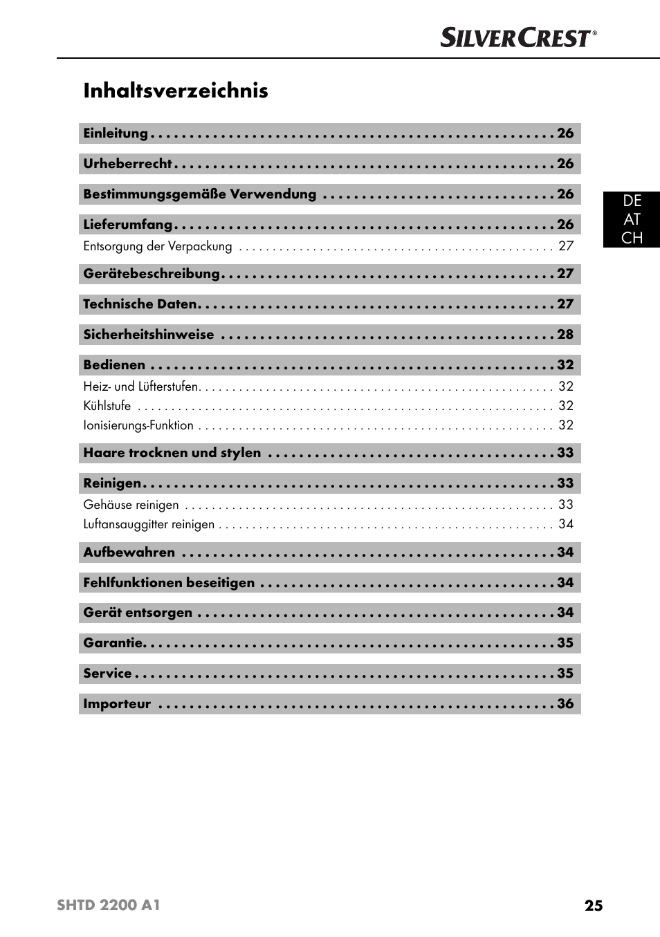 Silvercrest SHTD 2200 A1 User Manual | Page 28 / 51