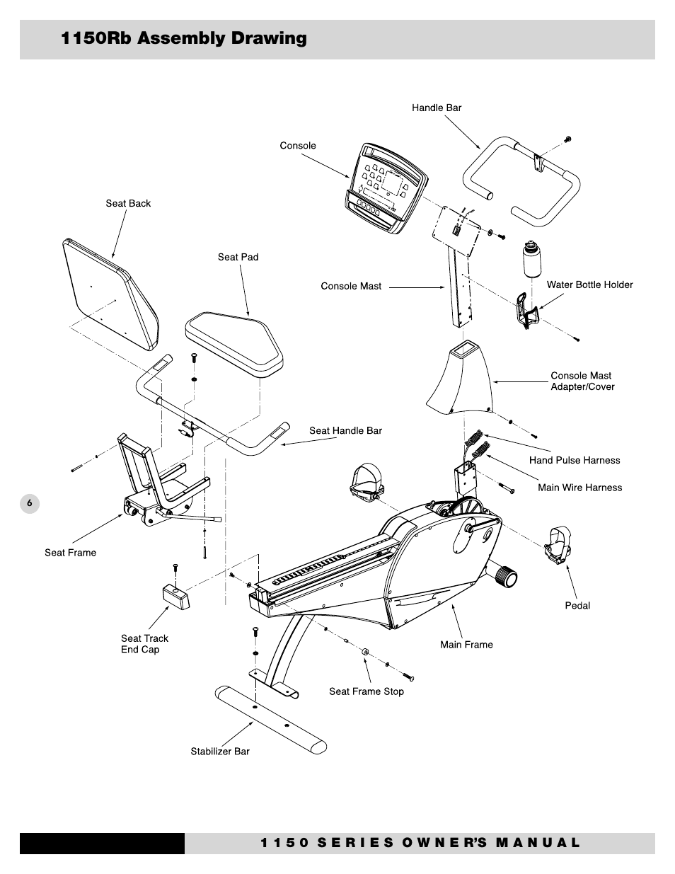1150rb assembly drawing | Diamondback 1150St User Manual | Page 8 / 35