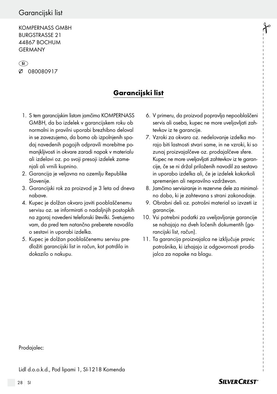 Silvercrest SHS 12.0 A2 User Manual | Page 28 / 46