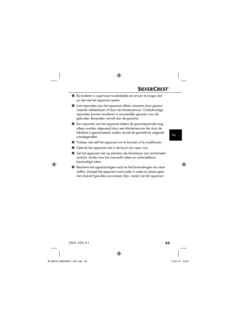 Silvercrest SMA 500 A1 User Manual | Page 56 / 83