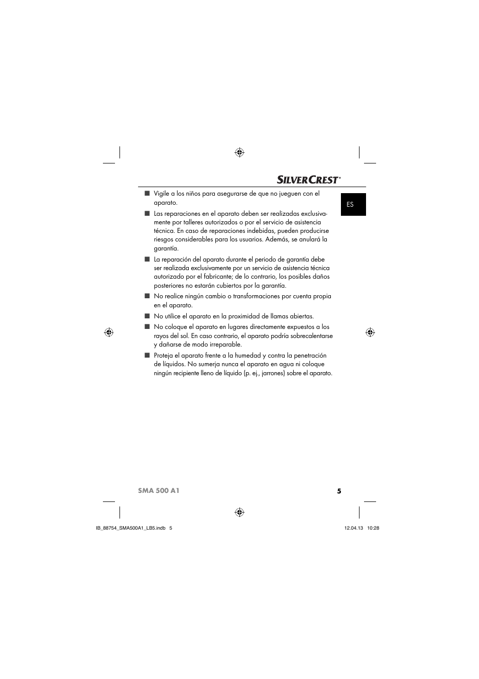 Silvercrest SMA 500 A1 User Manual | Page 8 / 67