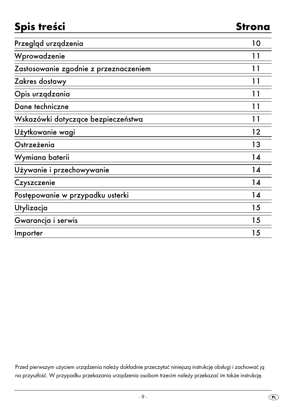 Silvercrest SPWS 180 A1 User Manual | Page 11 / 50