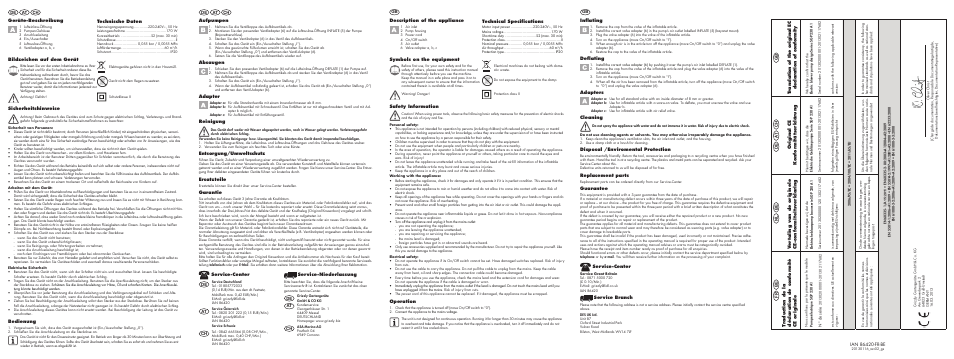 Silvercrest SGP 230 A1 User Manual | Page 2 / 2