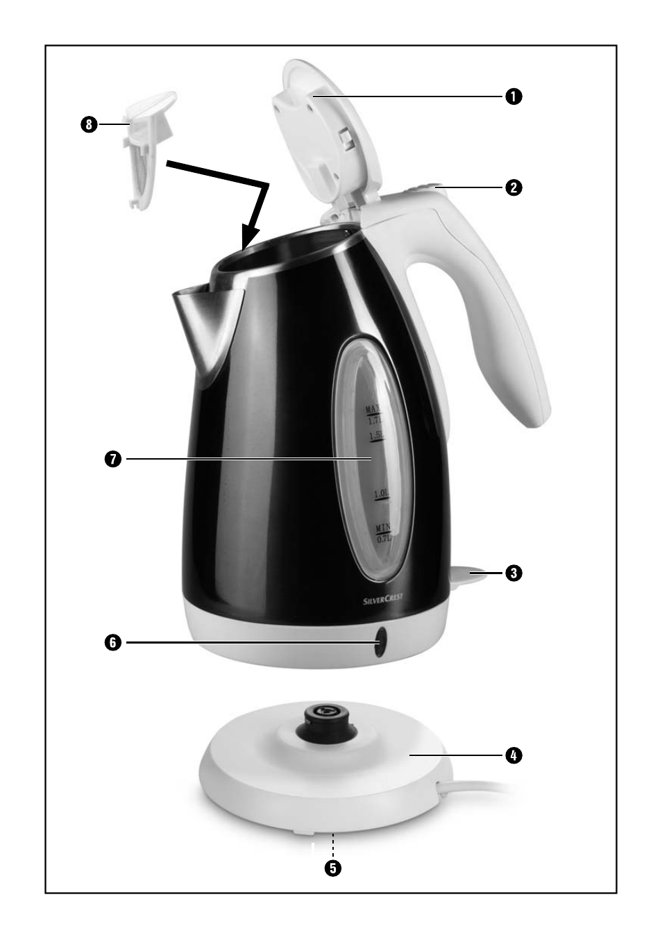 Silvercrest SWKS 2400 B1 User Manual | Page 3 / 28