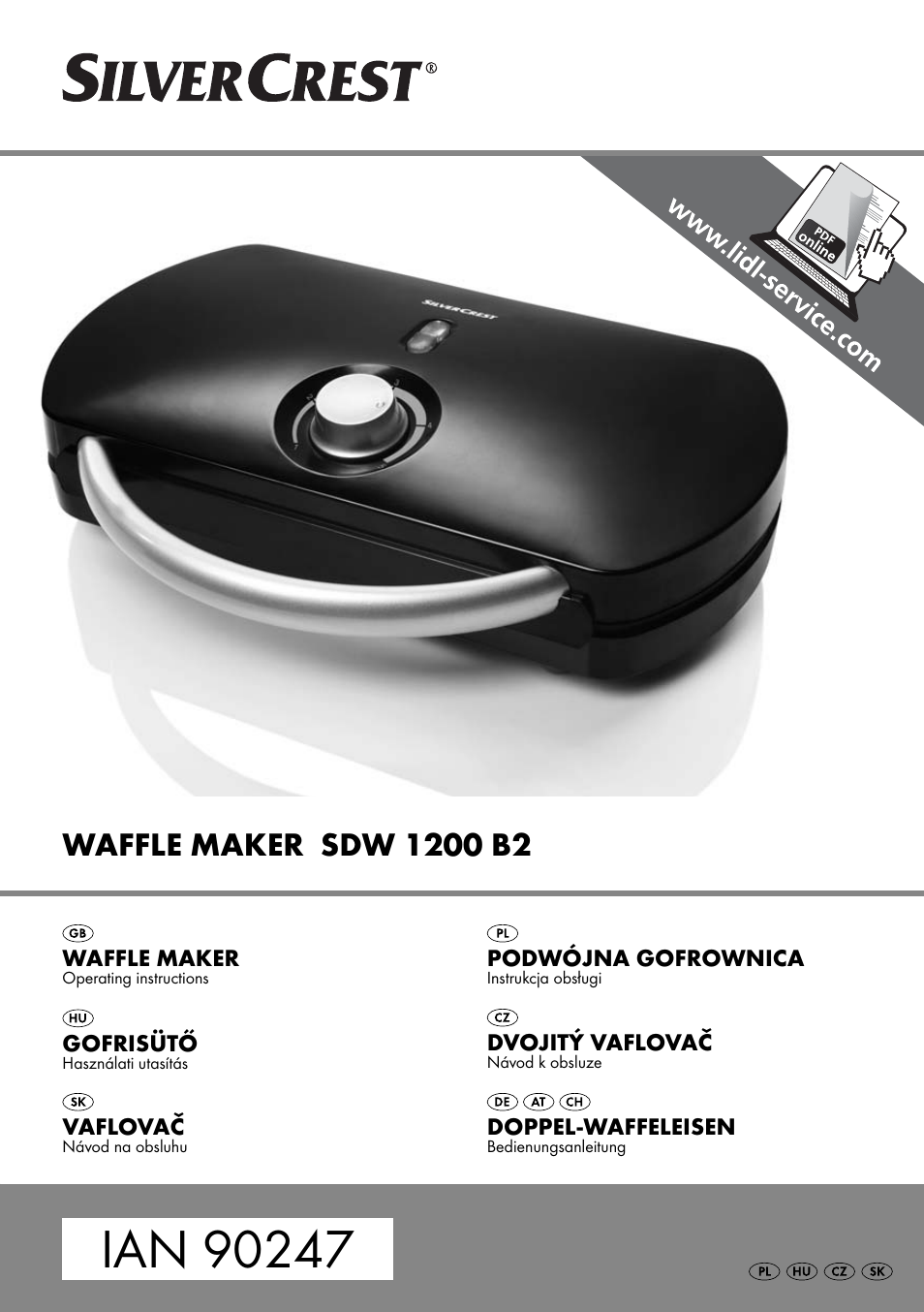 Silvercrest SDW 1200 B2 User Manual | 64 pages