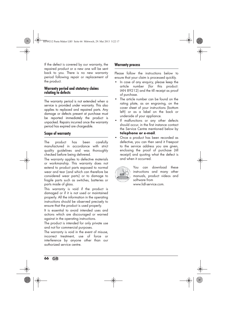 Silvercrest SPM 200 A1 User Manual | Page 68 / 86