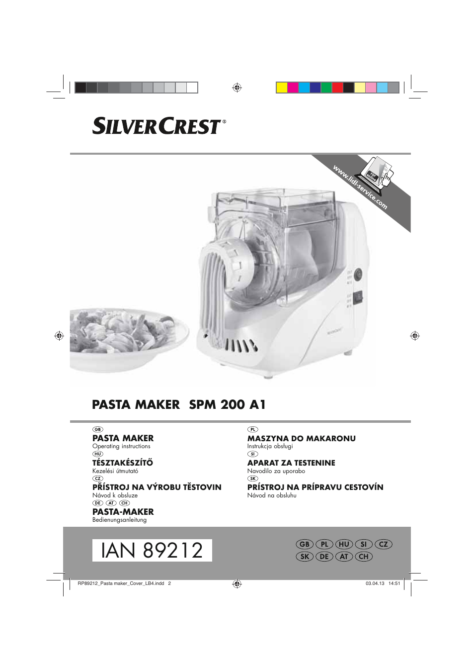 Silvercrest SPM 200 A1 User Manual | 114 pages