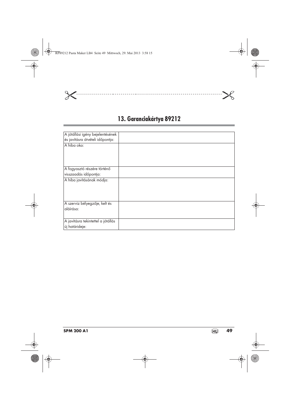 Silvercrest SPM 200 A1 User Manual | Page 51 / 114