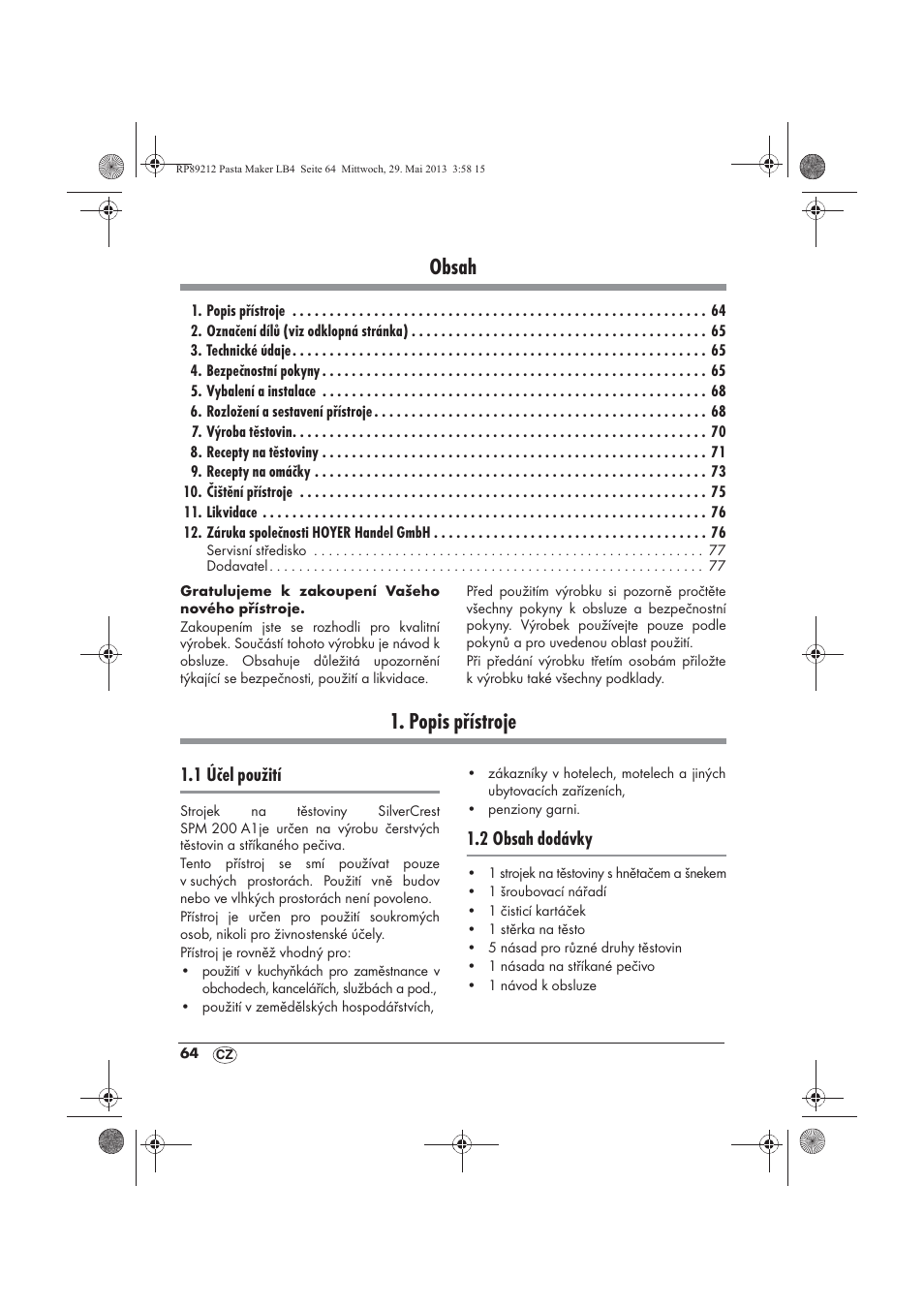 Silvercrest SPM 200 A1 User Manual | Page 66 / 114