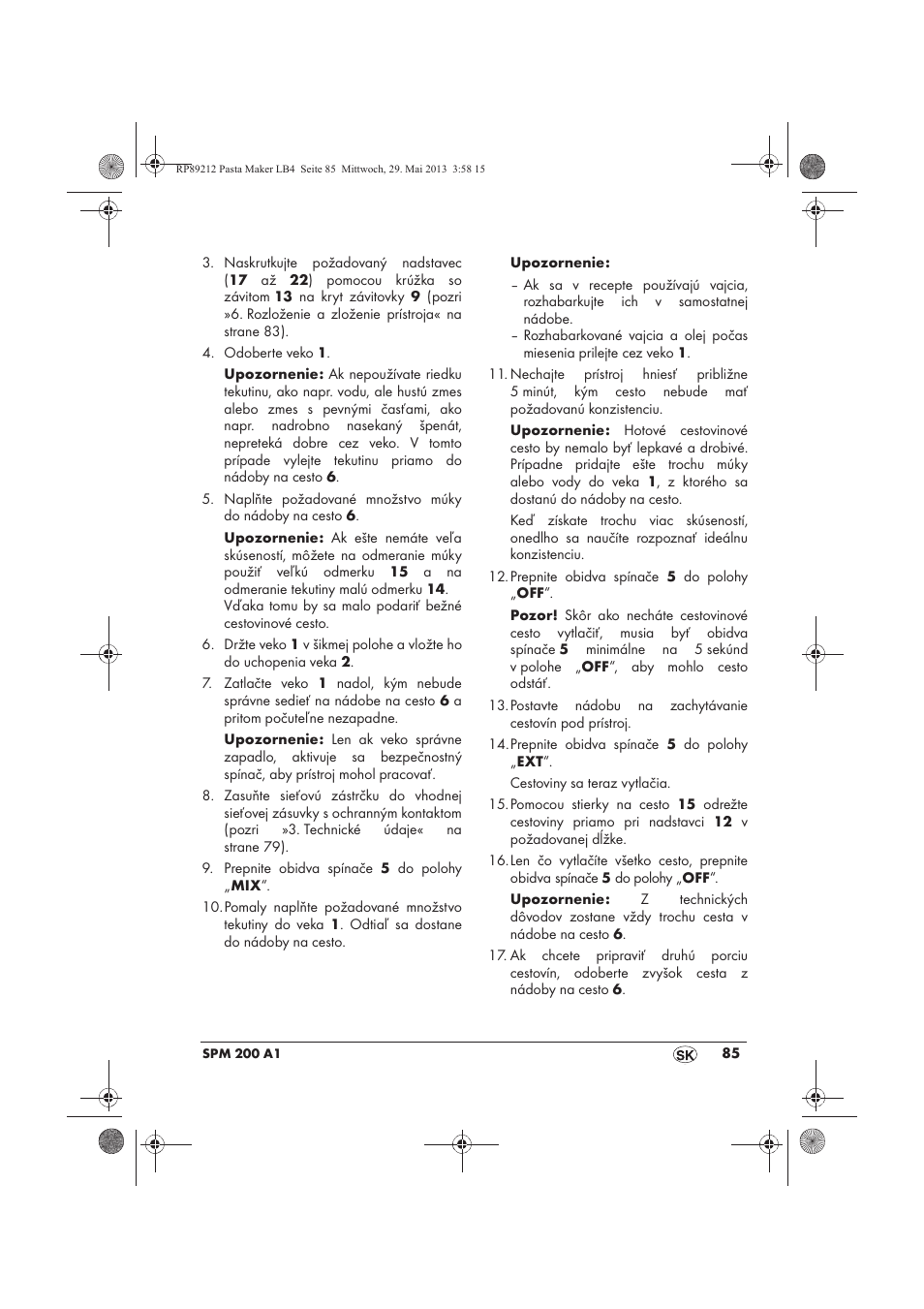 Silvercrest SPM 200 A1 User Manual | Page 87 / 114