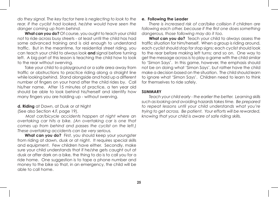 Diamondback BMX 2008-2005 User Manual | Page 25 / 32