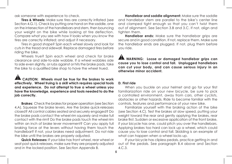 Diamondback BMX 2008-2005 User Manual | Page 5 / 32