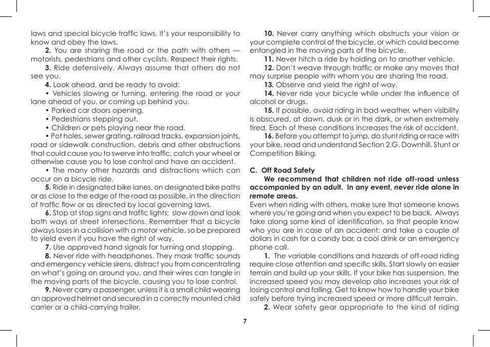 Diamondback BMX 2008-2005 User Manual | Page 7 / 32