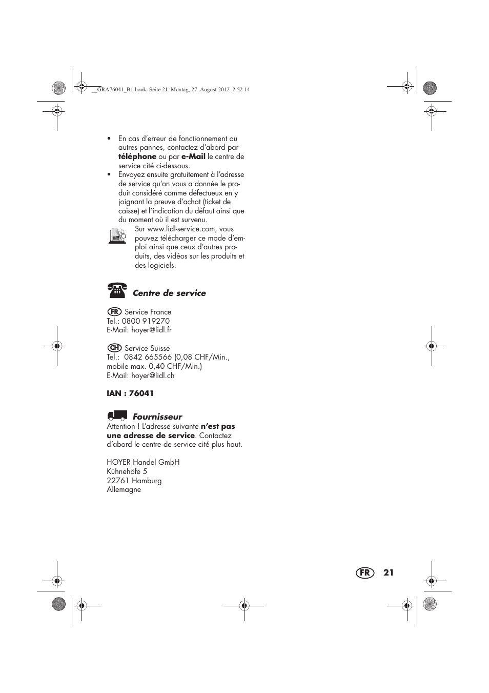 Silvercrest SUR 46 B1 User Manual | Page 23 / 54