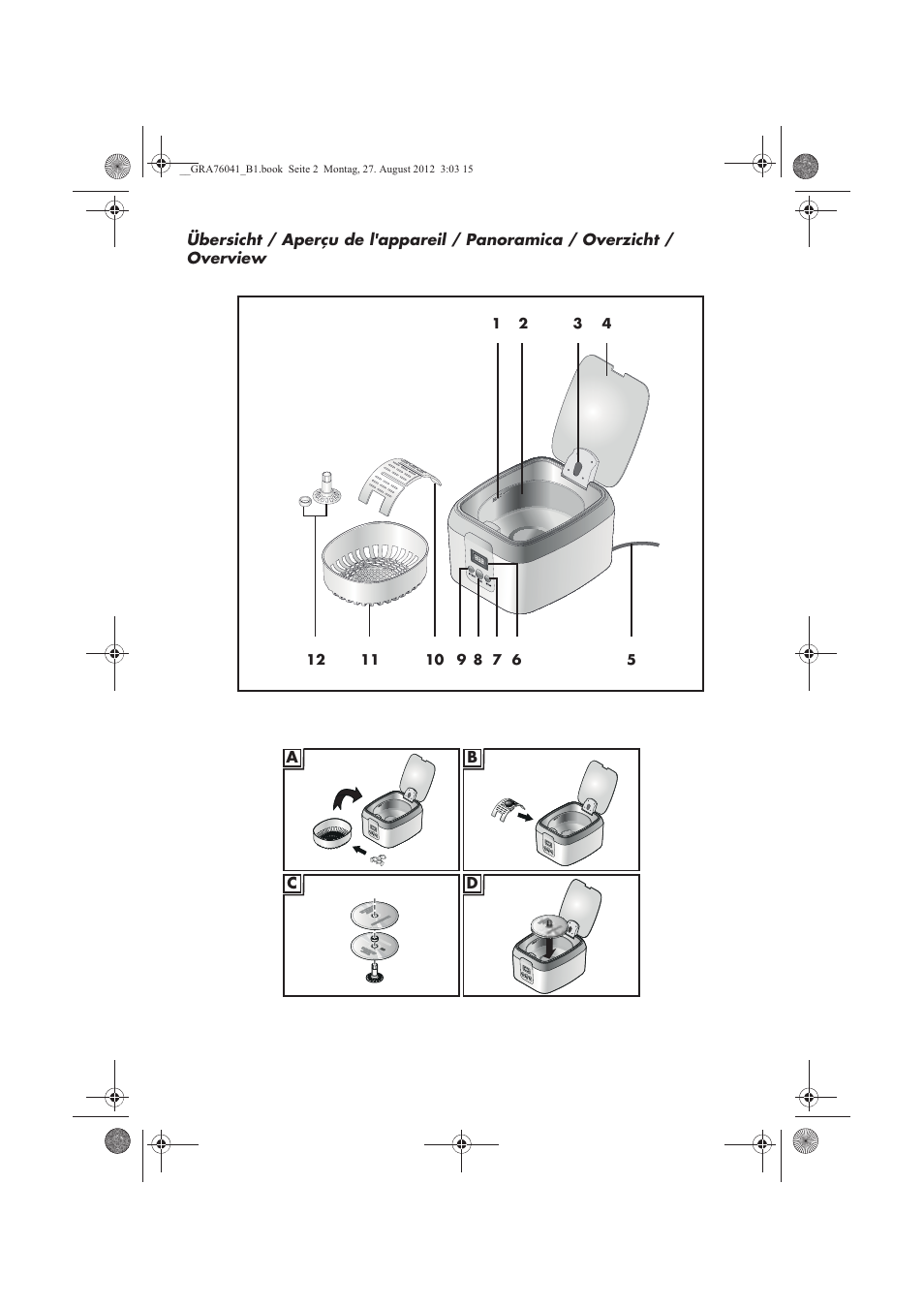 Silvercrest SUR 46 B1 User Manual | Page 3 / 54