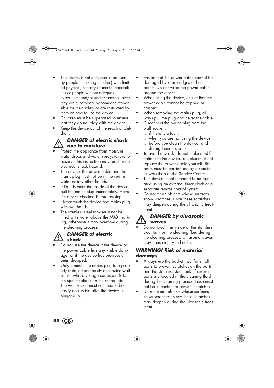 Silvercrest SUR 46 B1 User Manual | Page 46 / 54