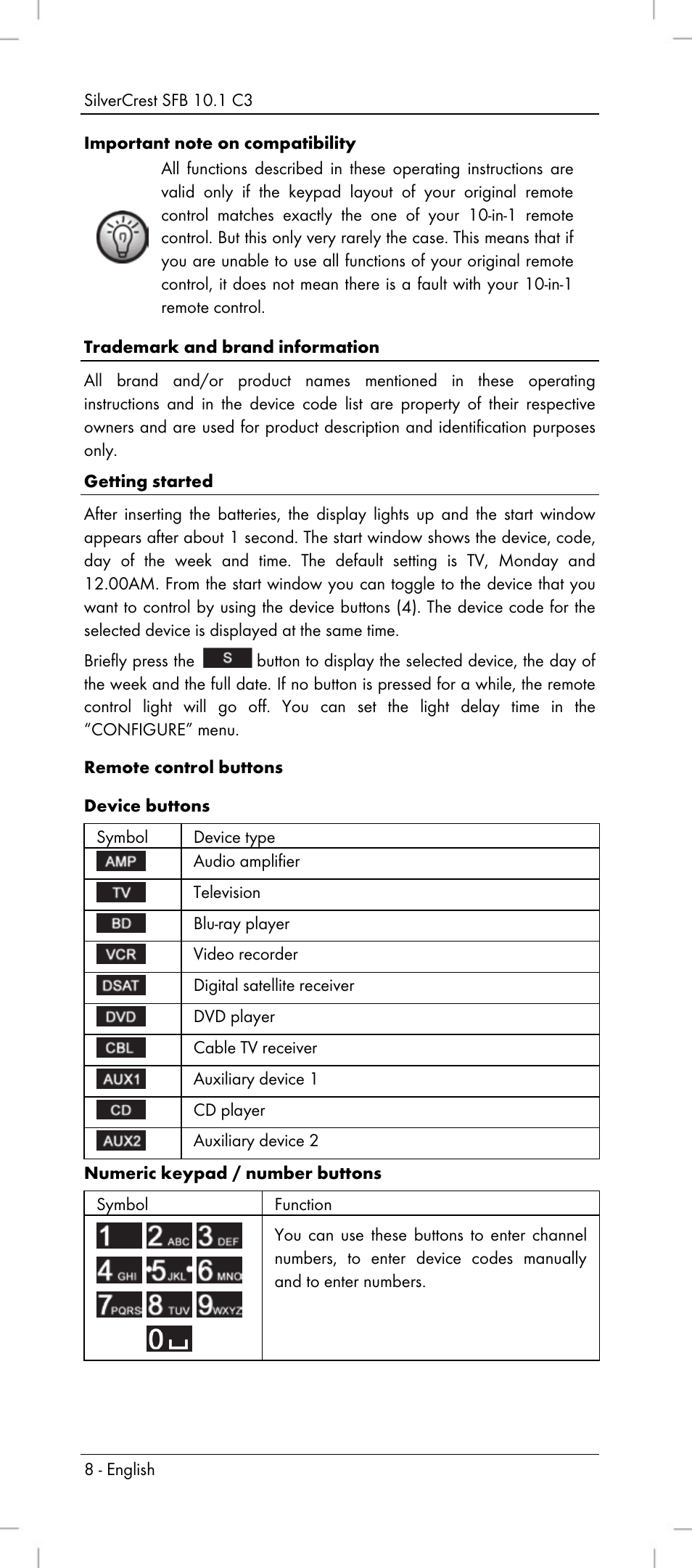 Silvercrest SFB 10.1 C3 User Manual | Page 10 / 170