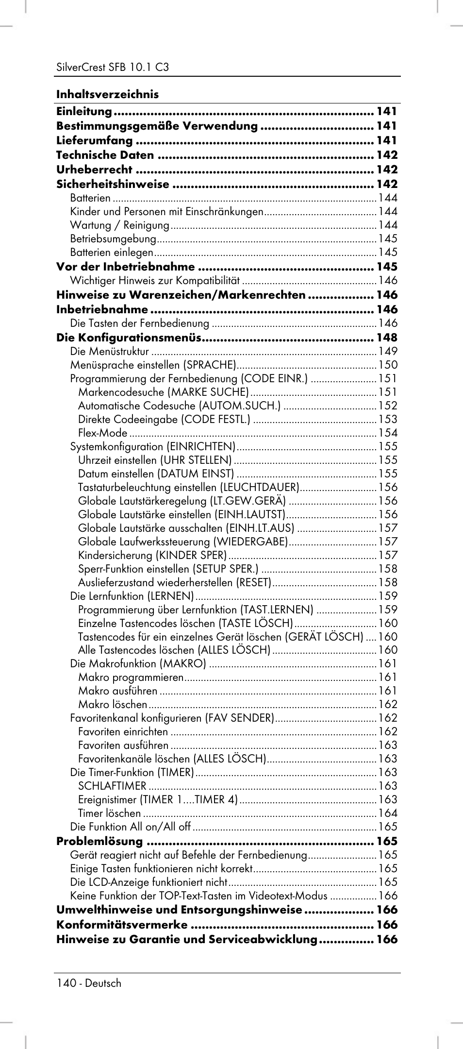 Silvercrest SFB 10.1 C3 User Manual | Page 142 / 170