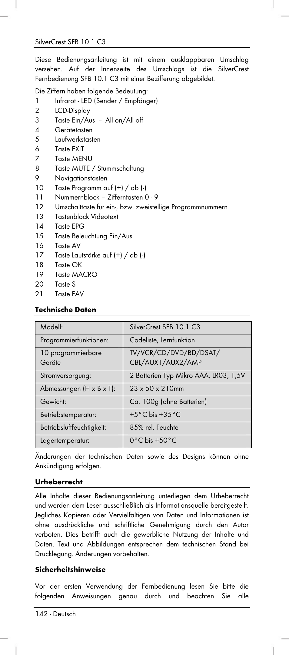 Silvercrest SFB 10.1 C3 User Manual | Page 144 / 170