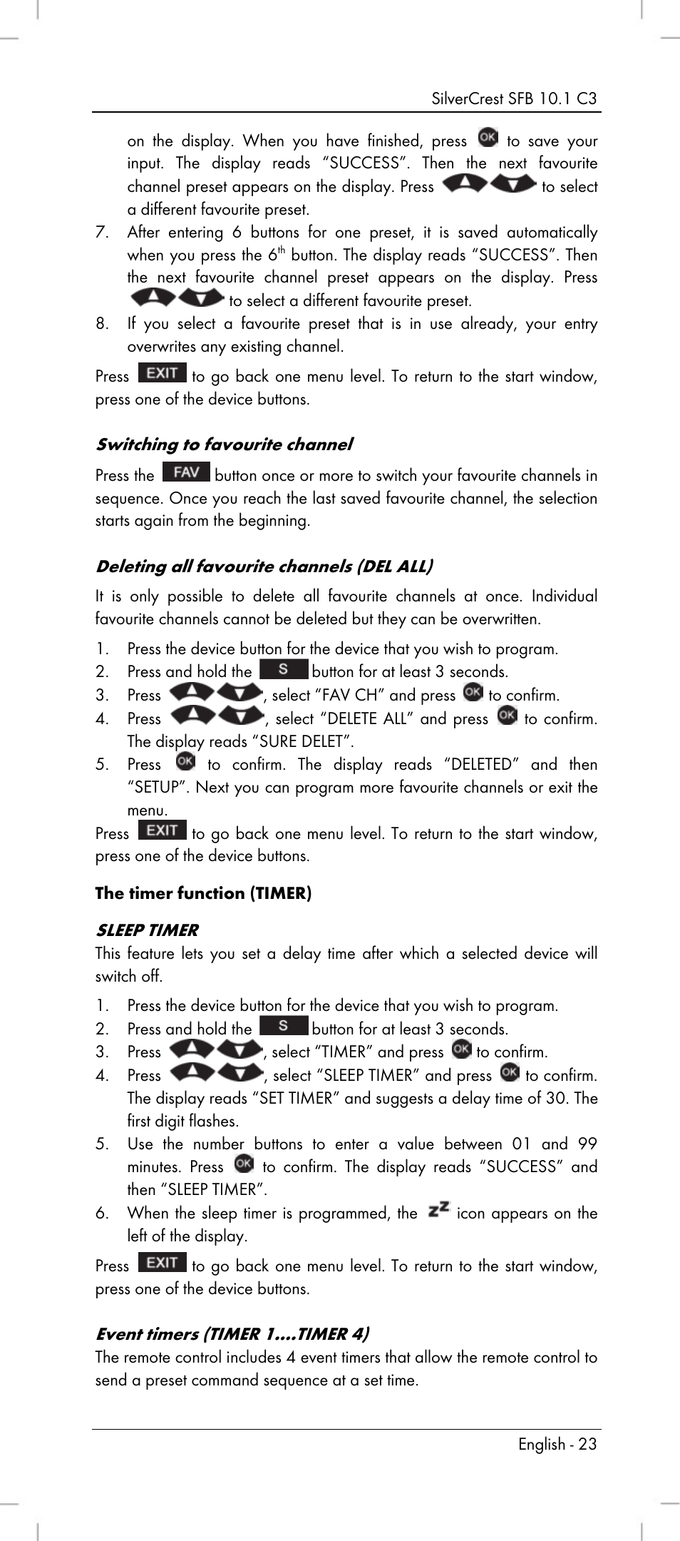 Silvercrest SFB 10.1 C3 User Manual | Page 25 / 170