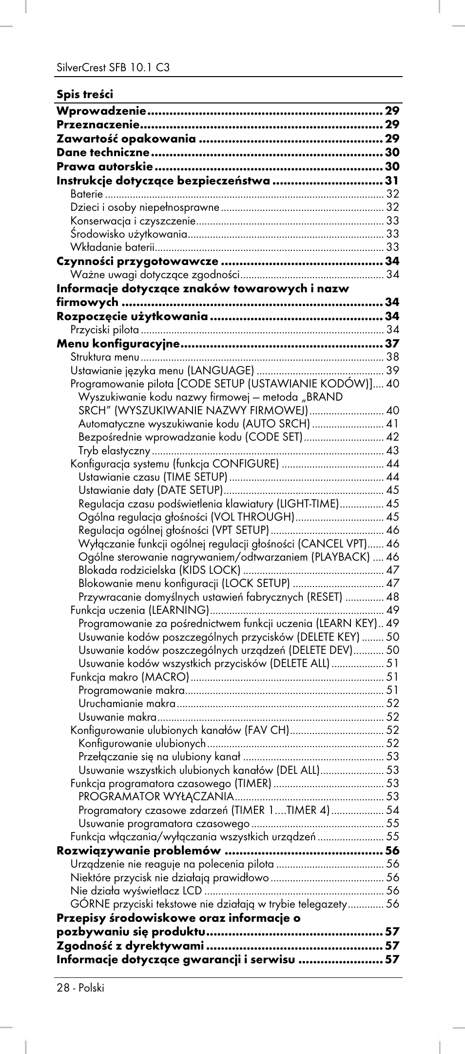 Silvercrest SFB 10.1 C3 User Manual | Page 30 / 170