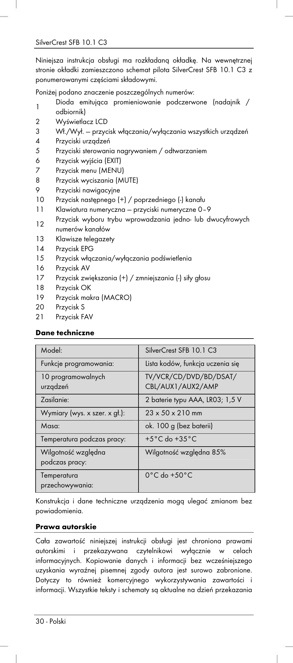 Silvercrest SFB 10.1 C3 User Manual | Page 32 / 170