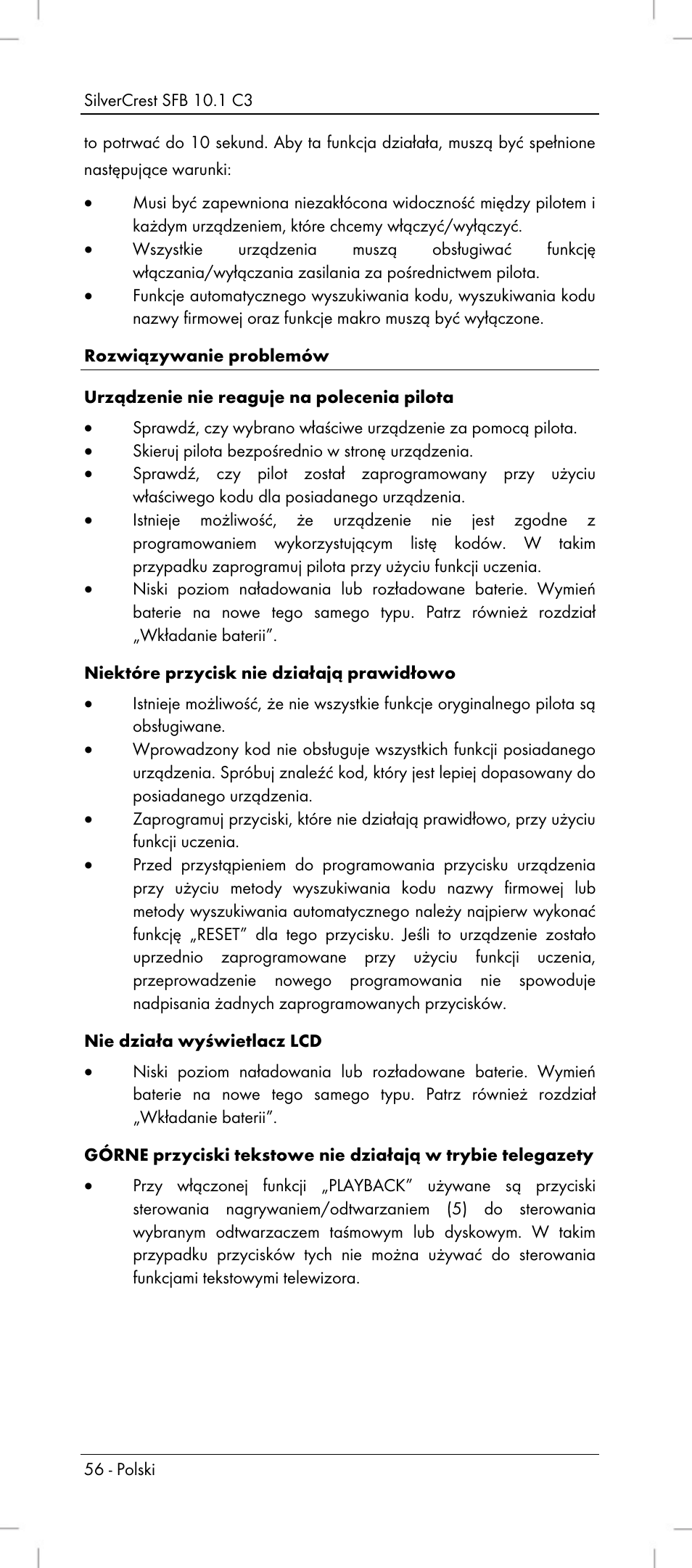 Silvercrest SFB 10.1 C3 User Manual | Page 58 / 170