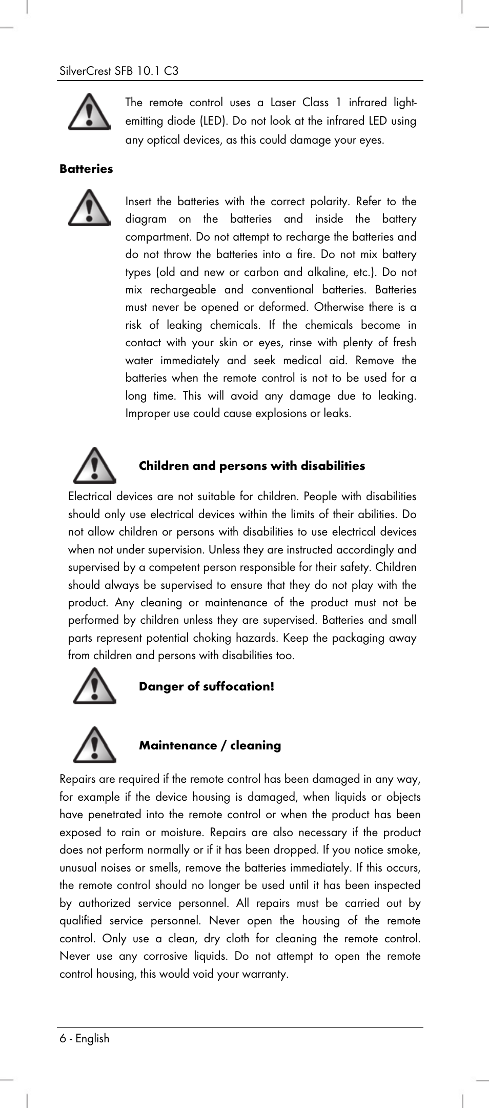 Silvercrest SFB 10.1 C3 User Manual | Page 8 / 170