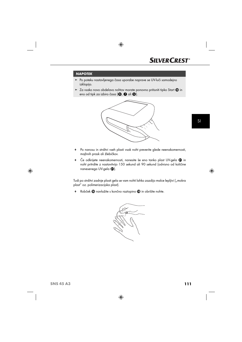 Silvercrest SNS 45 A3 User Manual | Page 114 / 214