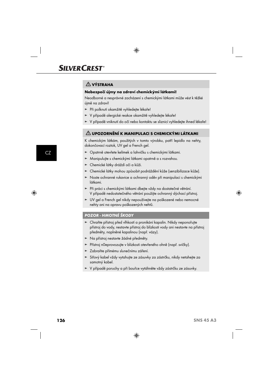 Silvercrest SNS 45 A3 User Manual | Page 129 / 214